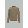 Logo Wool Sweater - Navy - MONCLER GRENOBLE