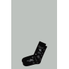 Chaussettes Côtelées Avec Imprimé Gribouillages - Noir - GOLDEN GOOSE
