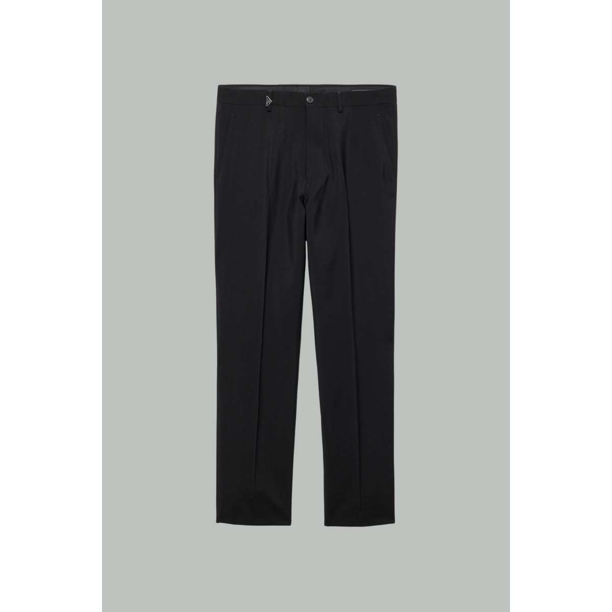 Pantalon En Laine Mohair - Noir - PRADA