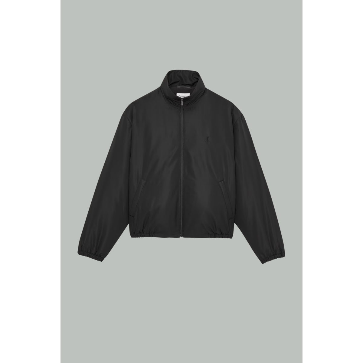 Cassandre Taffeta Windbreaker - Black - SAINT LAURENT
