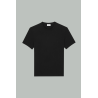 Cassandre Ribbed T-Shirt - Black - SAINT LAURENT