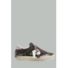 Distressed Sneakers - Women - Brown/Glitter - CRIME LONDON