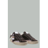 Distressed Sneakers - Women - Brown/Glitter - CRIME LONDON