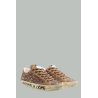Distressed Camel Tag Sneakers - Women - Camel - CRIME LONDON