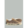 Distressed Camel Tag Sneakers - Women - Camel - CRIME LONDON