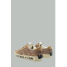Distressed Camel Tag Sneakers - Women - Camel - CRIME LONDON