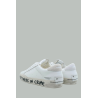 Distressed Tag Sneakers - Women - White - CRIME LONDON