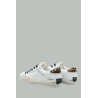 Distressed Sneakers Leopard - Women - White - CRIME LONDON