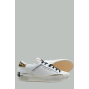Distressed Sneakers Leopard - Women - White - CRIME LONDON