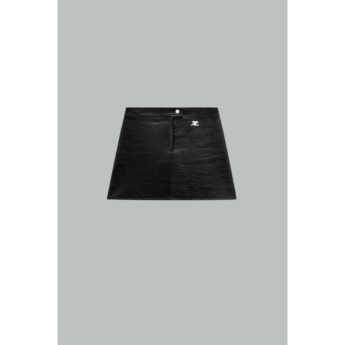 Jupe Réédition En Vinyle - Noir - COURRÈGES FEMME