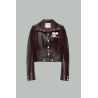 Veste Réédition En Vinyle - Rouge Brûlé - COURRÈGES FEMME