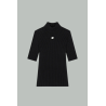 Pull Réédition Manches Courtes - Noir -  COURRÈGES FEMME