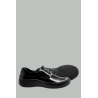 Mocassins En Cuir Brossé - Noir - PRADA