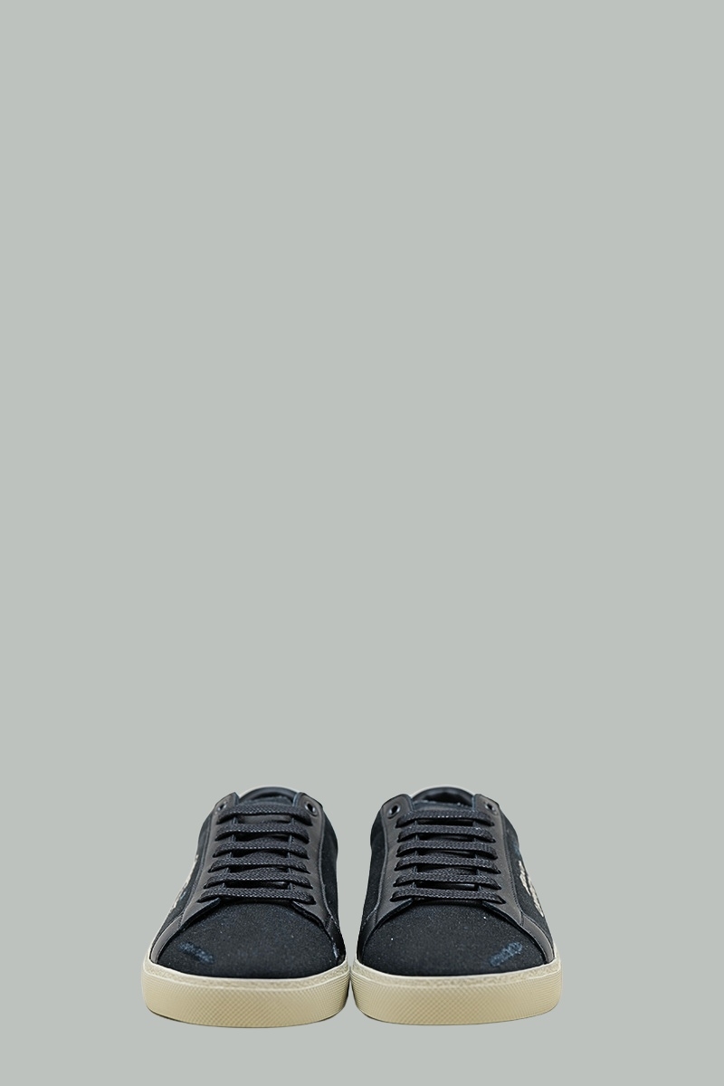 Court Classic SL/06 Canvas Sneakers - Black - SAINT LAURENT display picture 2