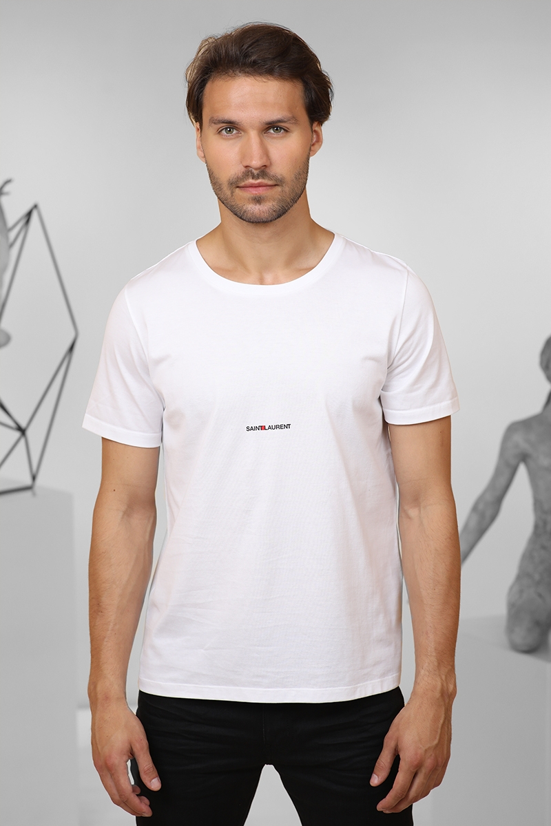 Rive Gauche T-shirt - White - SAINT LAURENT